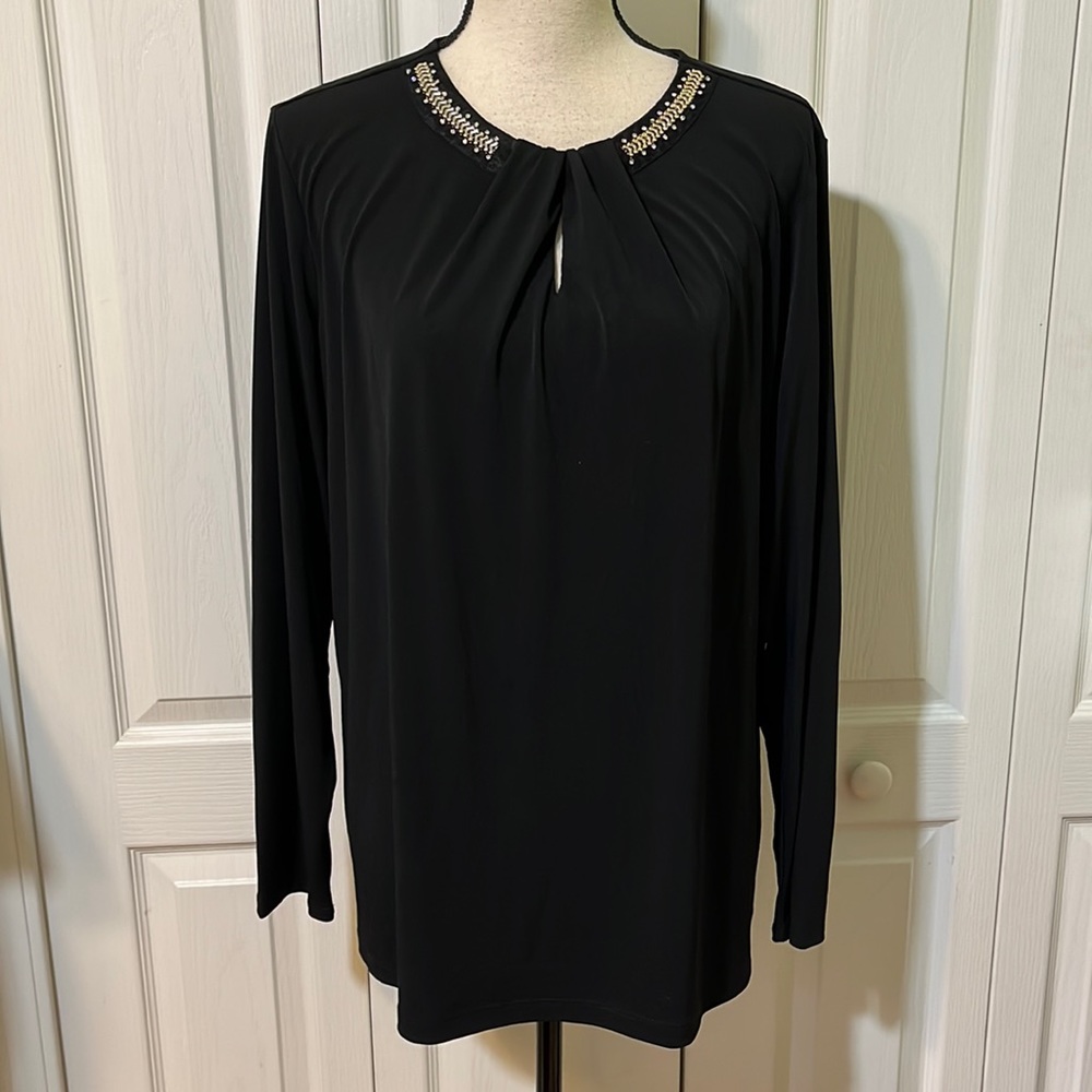 Liz Claiborne Embellished Top